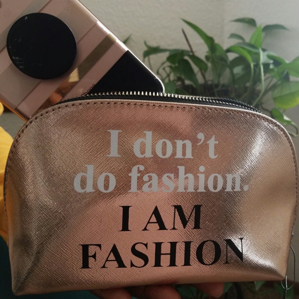 Vegan Rose Gold Cosmetic Case